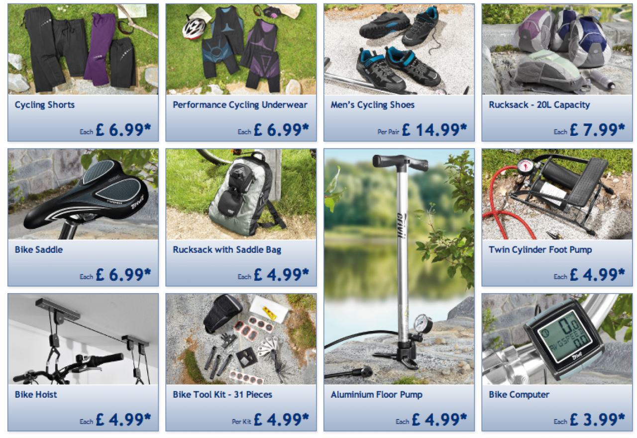 Lidl deals cycle gear